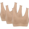 3 Pack Padded - Nude