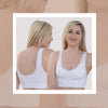 3 Pack Padded Lace Edge - White - The Genie Bra